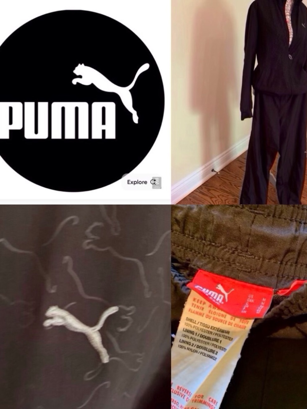 Like NEW PUMA 🖤 Tracksuit Size M